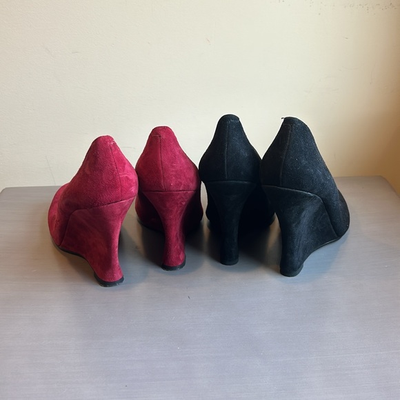 Bundle of women’s Nine West Suede Wedge Heels - Picture 2 of 6
